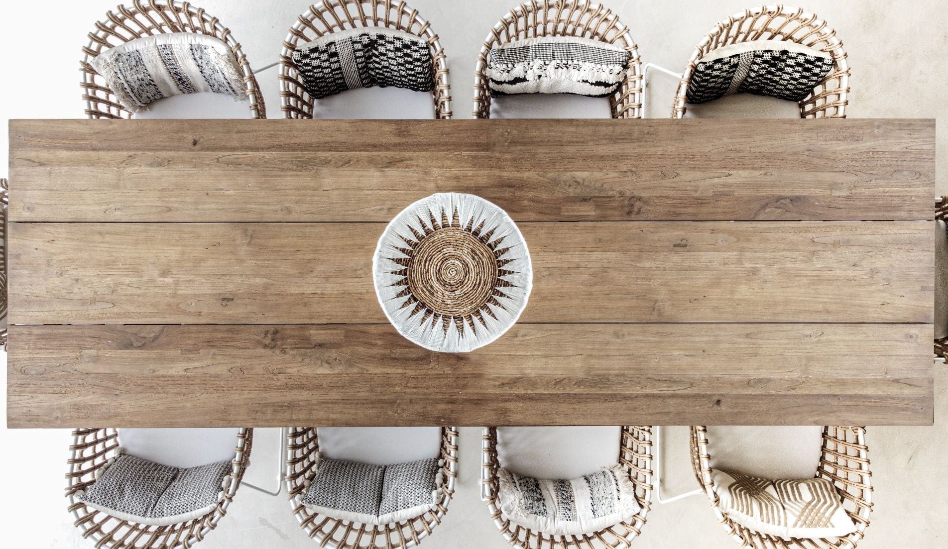 Table d'extérieur Borneo | Naturel