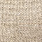 Tire-bouchon en jute tressée avec bordure contrastée, naturel clair