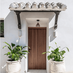 Suspension en rotin tressé | Naturel 18cm