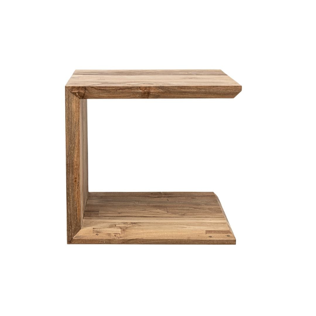 Table d'appoint en teck Buru | 50x46x57cm
