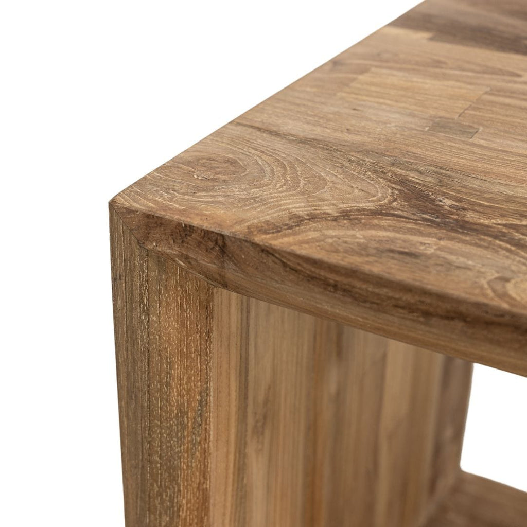 Table d'appoint en teck Buru | 50x46x57cm
