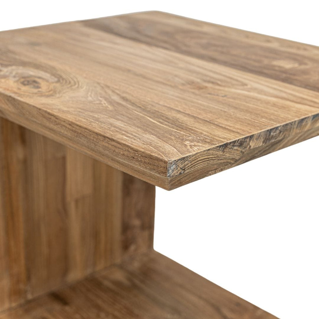 Table d'appoint en teck Buru | 50x46x57cm