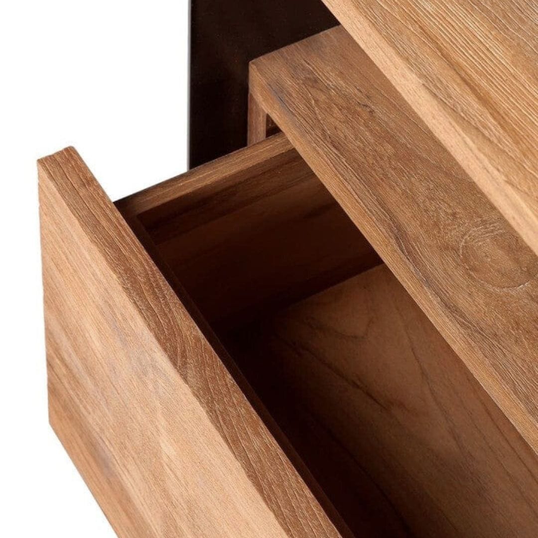 Meuble TV en teck recyclé Cantik | 180x40cm