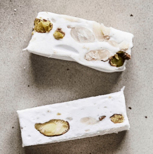 Nougat tendre amande &amp; pistache | Nicolas Vahé