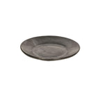 Plaque plate en argile | Noire 24,5 cm
