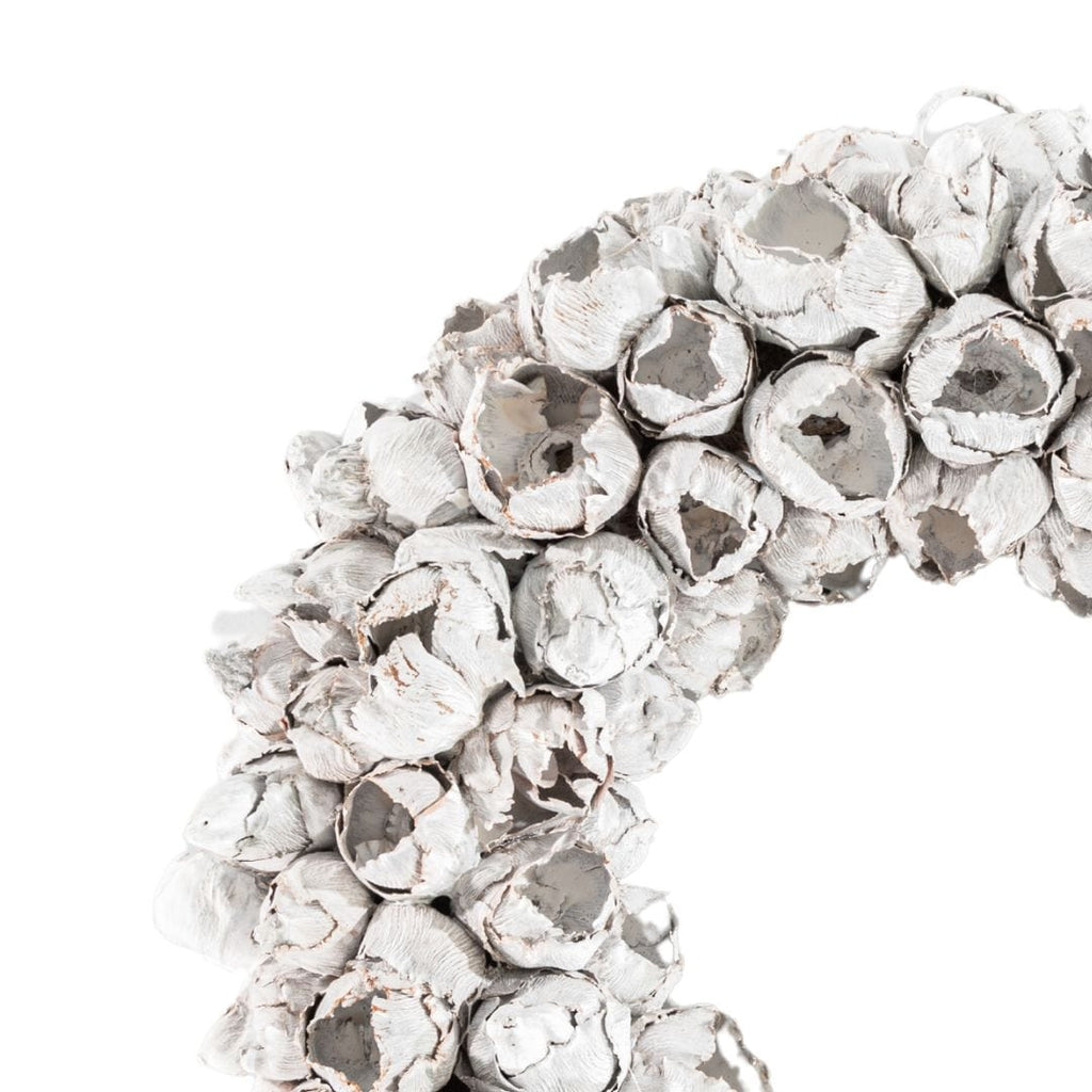 Couronne de Noël Coco Fruit | Blanche