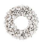 Couronne de Noël Coco Fruit | Blanche