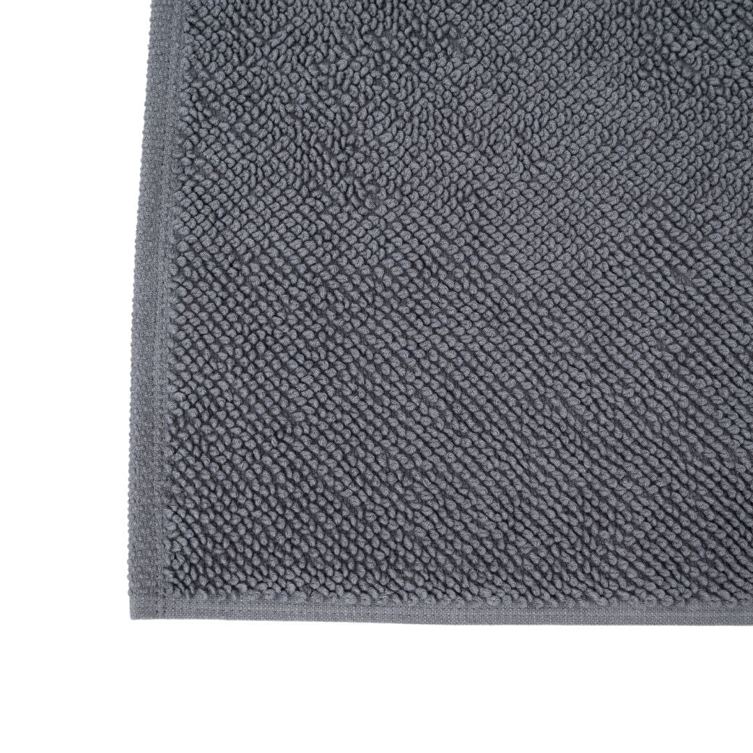 Tapis de bain en coton | Gris 50x80cm