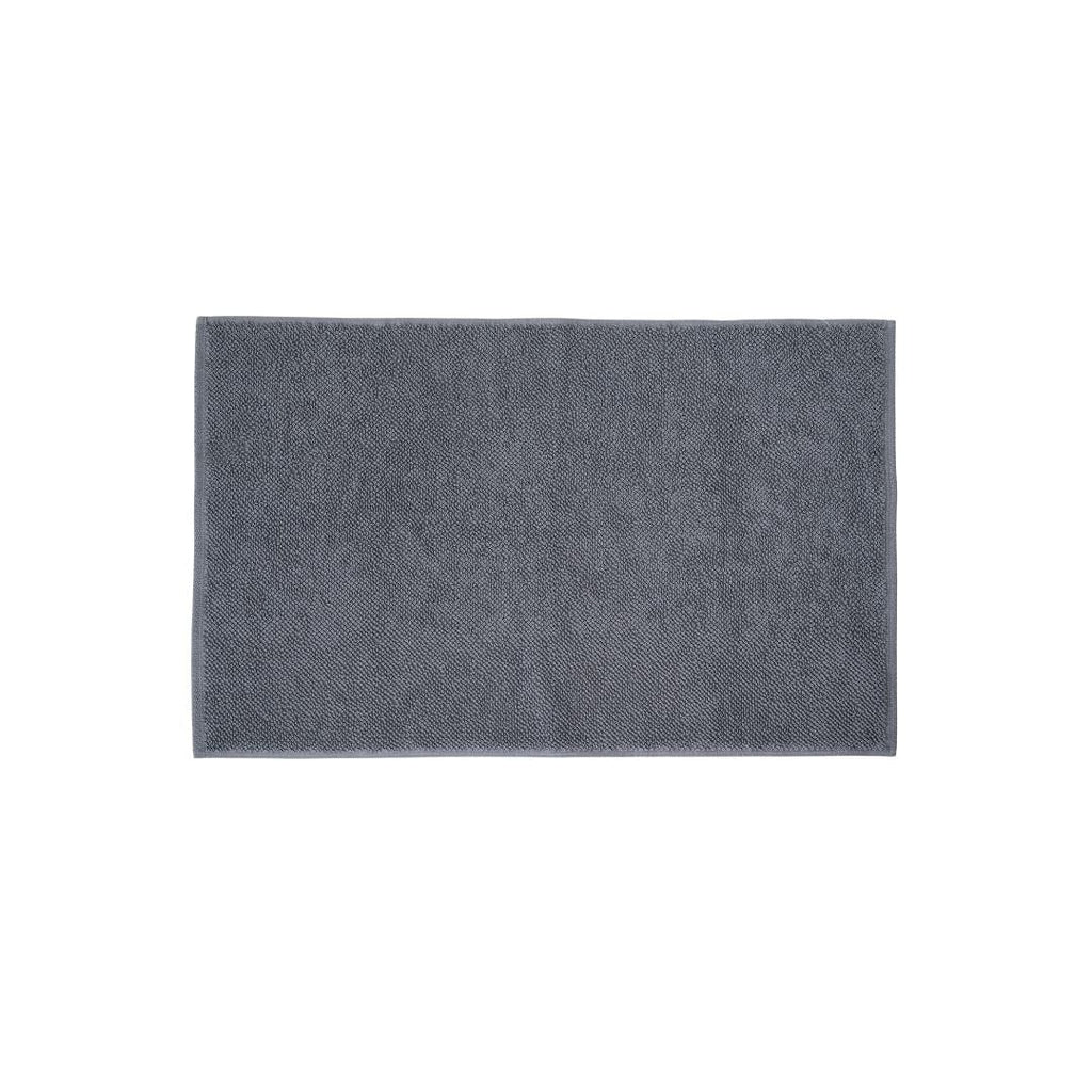 Tapis de bain en coton | Gris 50x80cm