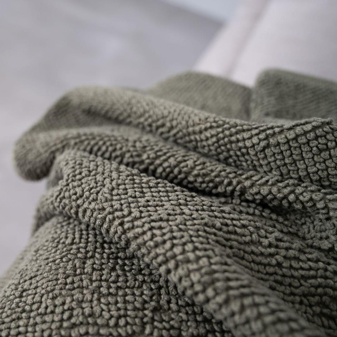 Tapis de bain en coton | Kaki 50x80cm