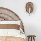 Couverture de lit en coton | Ivoire