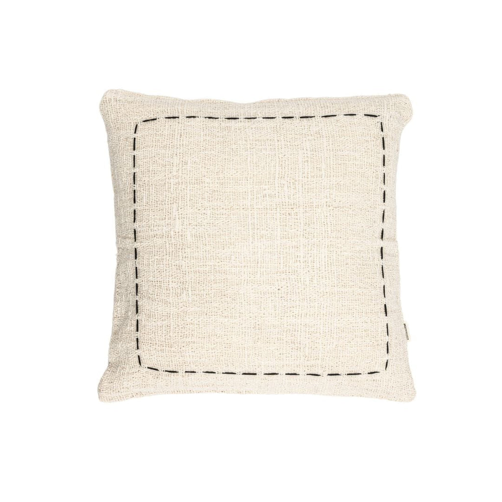 Froncisse pour coussin en coton Soraya | Blanc cassé | 50x50cm
