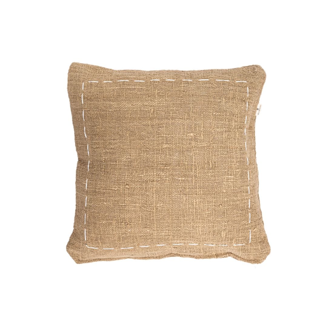 Froncisse de coussin en coton Soraya | Sable | 50x50cm