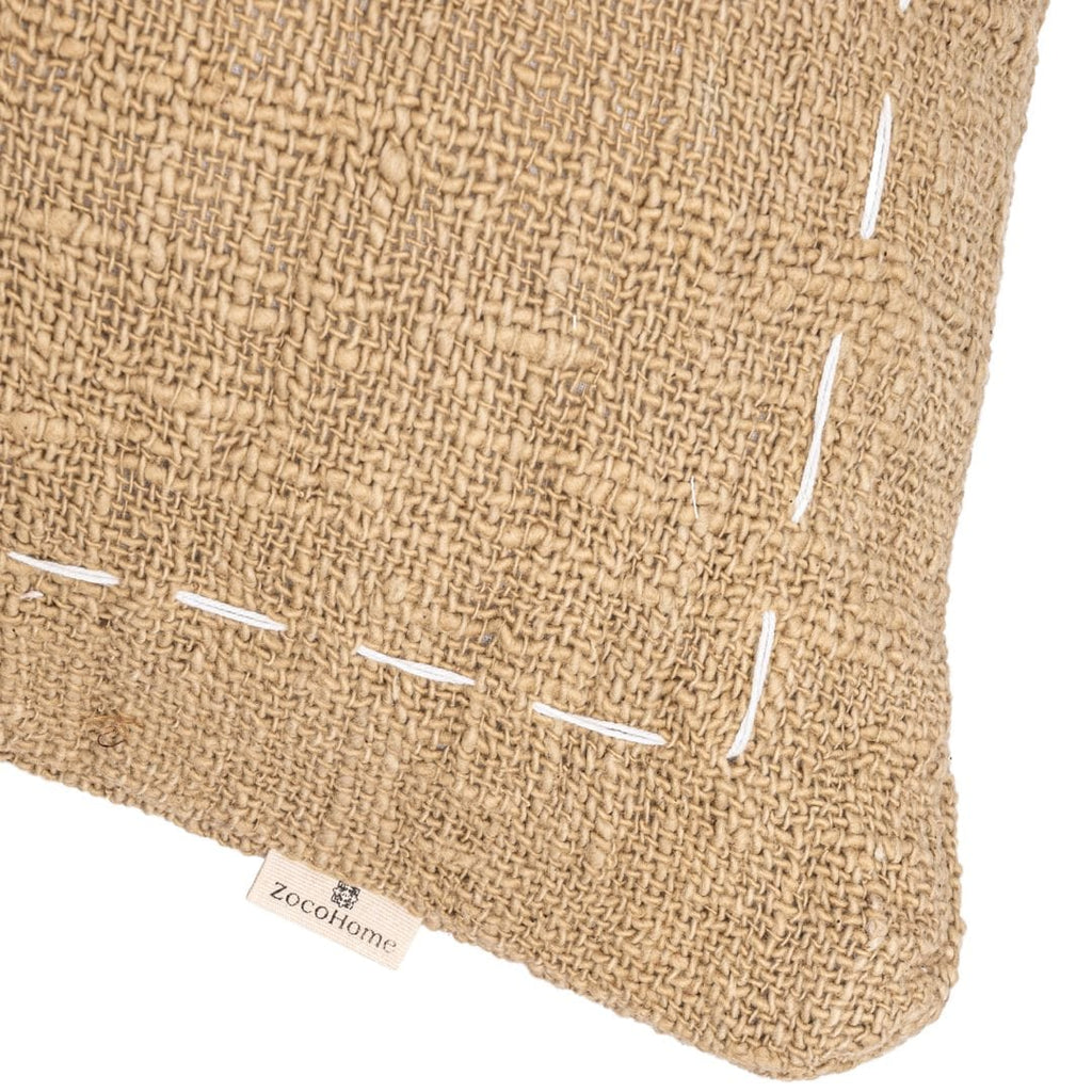 Froncisse de coussin en coton Soraya | Sable | 50x50cm