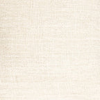 Fronce de coussin en coton Soraya, uni | Blanc cassé | 50x50cm