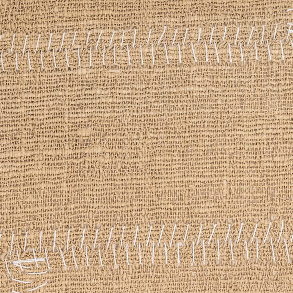 Fronces de coussin en coton Soraya | Sable | 40x60cm