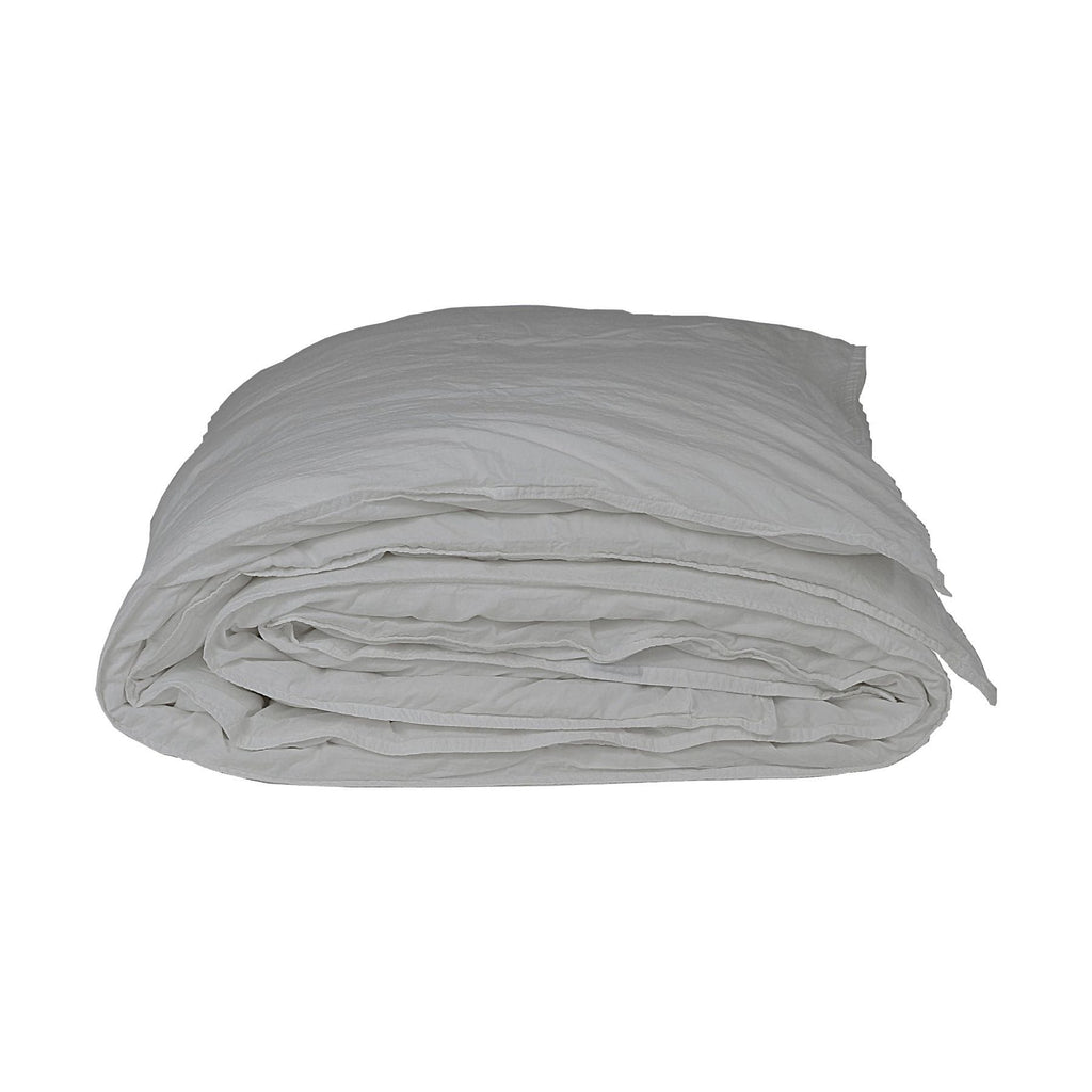 Housse de couette en coton | Gris clair