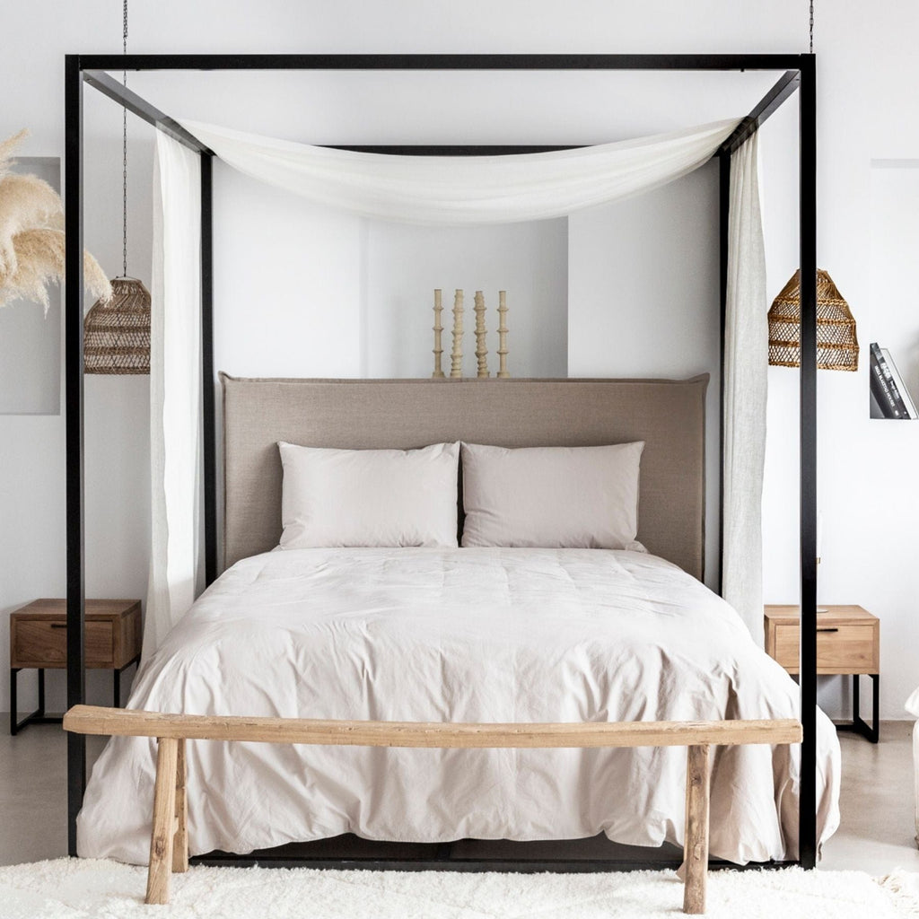 Housse de couette en coton | Sable