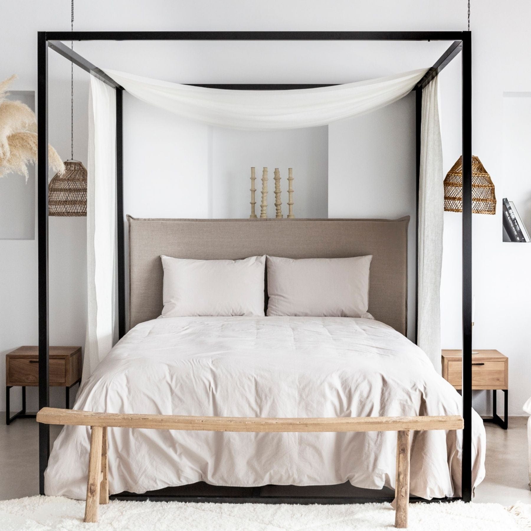 Housse de couette en coton | Sable