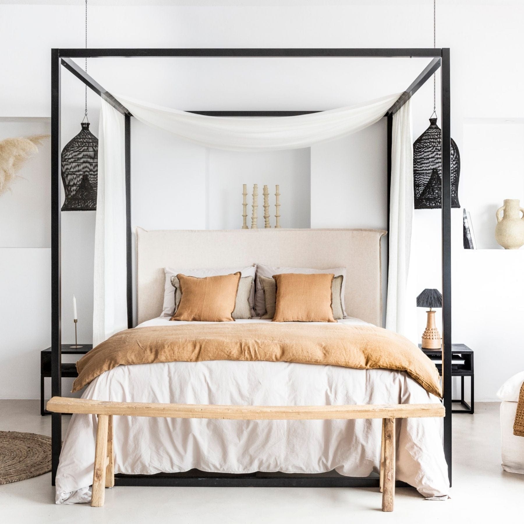 Housse de couette en coton | Sable