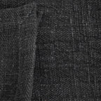 Couverture de lit en coton tissé à la main | Noir 270x270cm