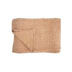 Couverture de lit en coton tissé à la main | Blanc cassé 270x270cm