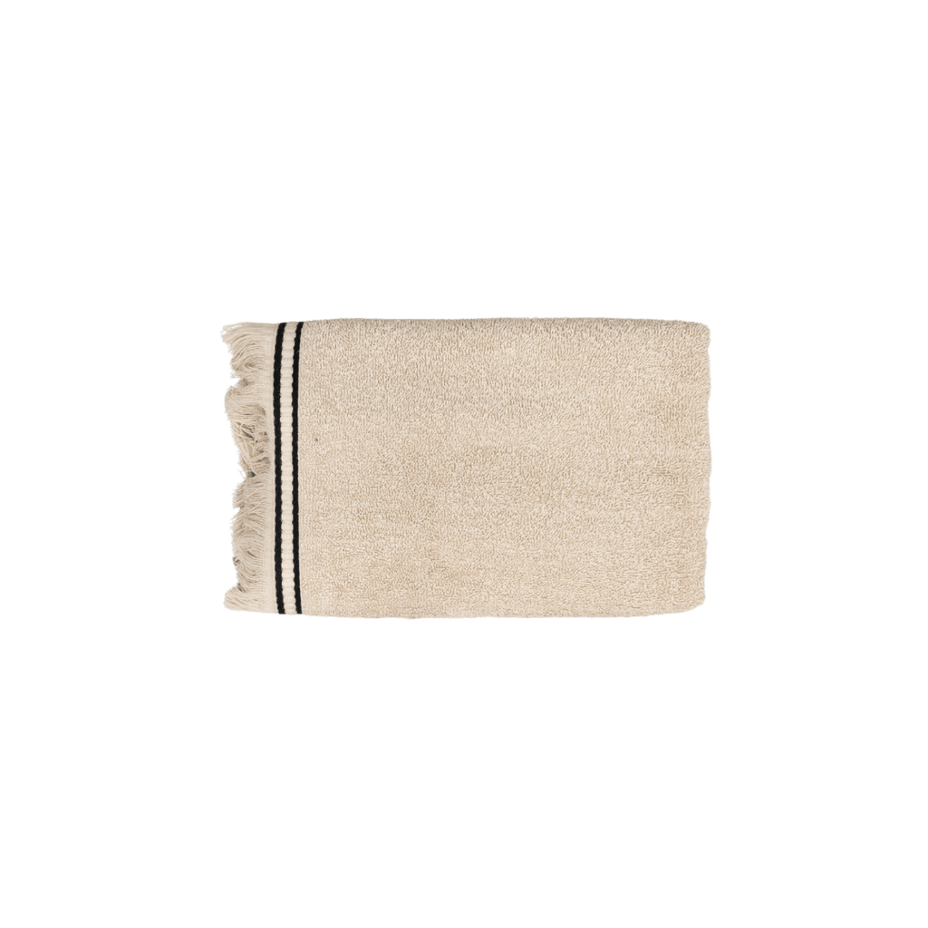 Serviette en coton | Beige 50x100cm