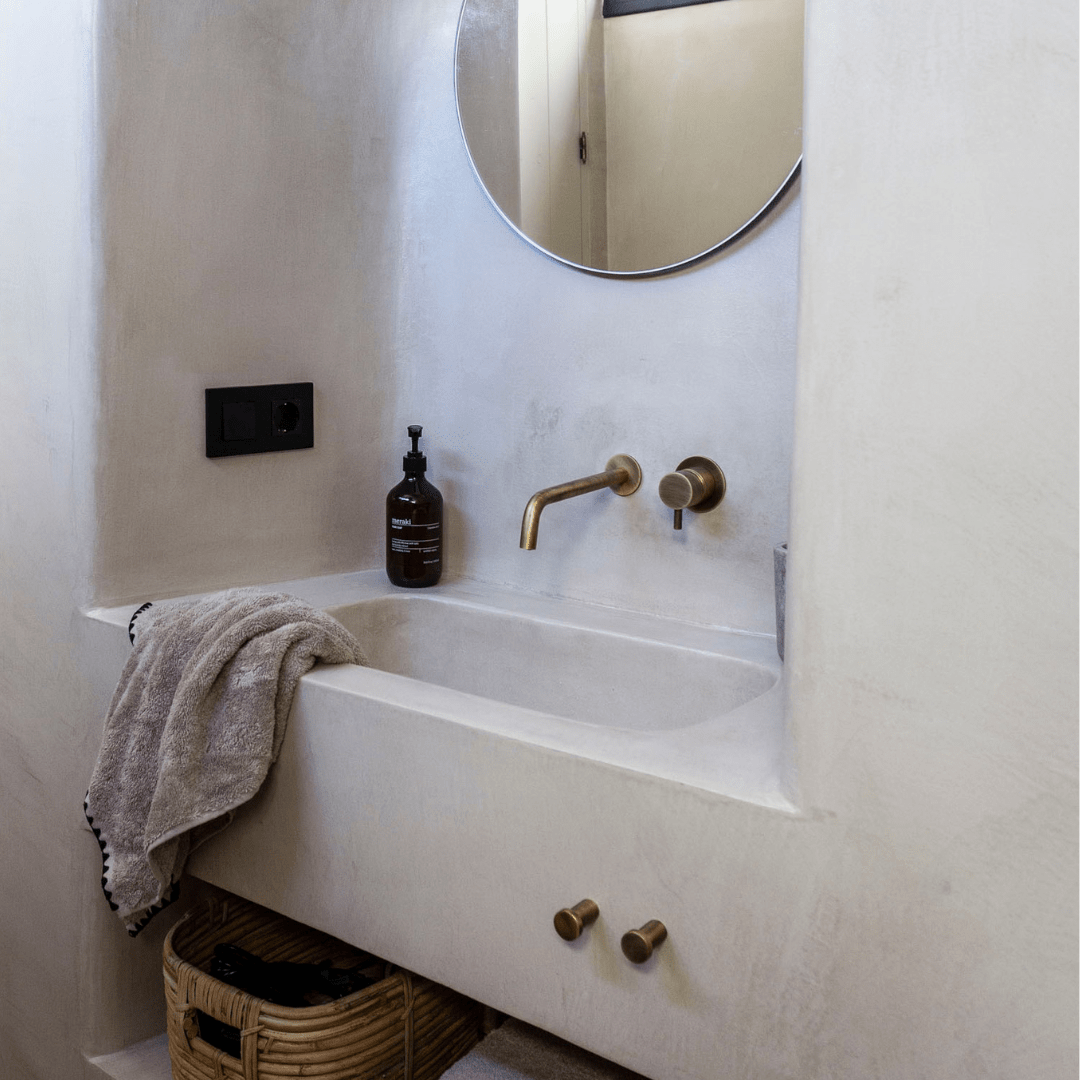 Serviette en coton | Sable 50x100cm