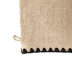 Gant de toilette en coton | Sable 15x21cm