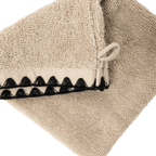 Gant de toilette en coton | Sable 15x21cm