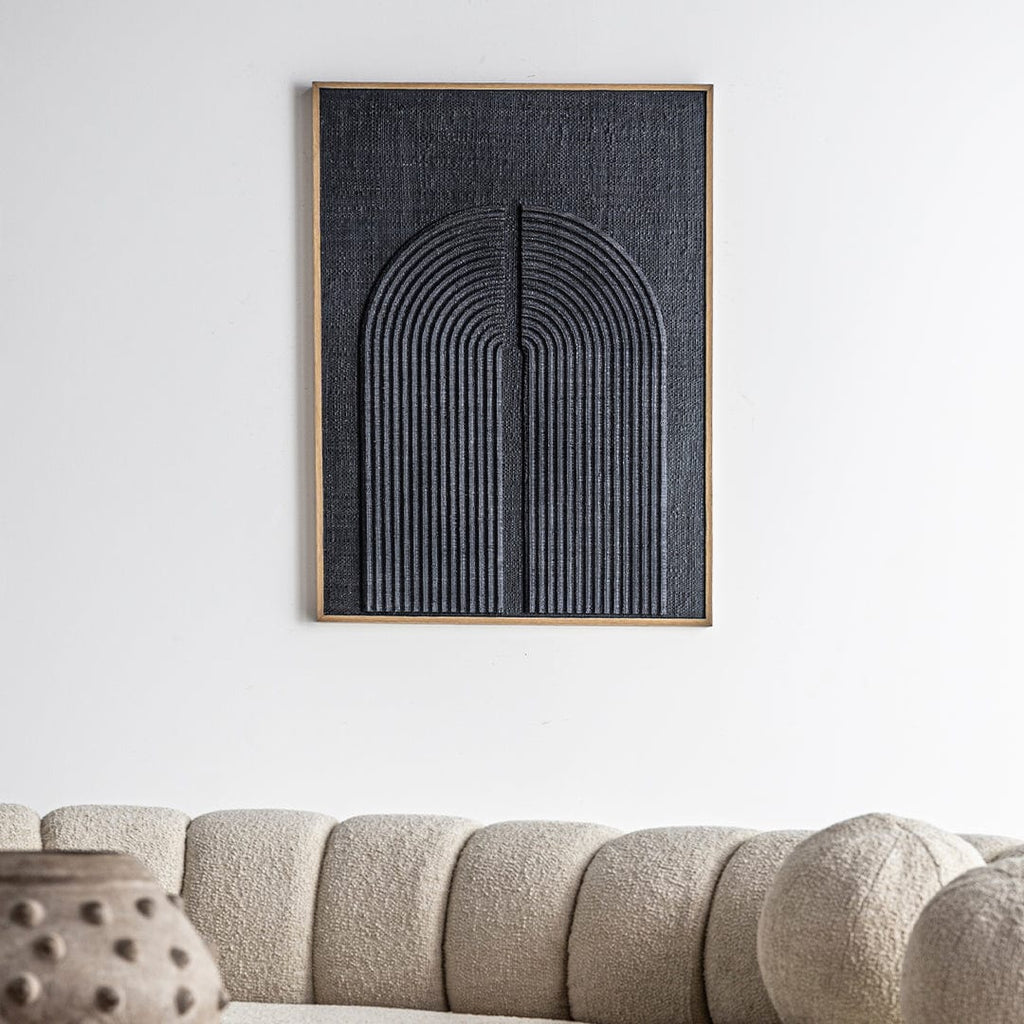 Décoration murale Aube | Noir