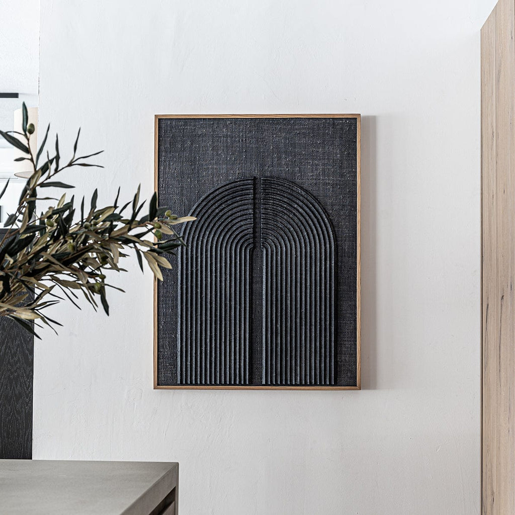 Décoration murale Aube | Noir