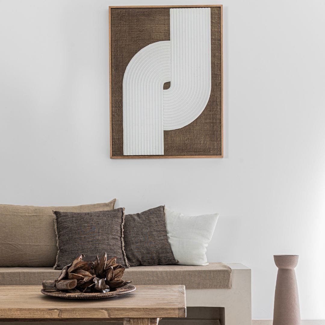 Décoration murale "Aube" | Brun et naturel