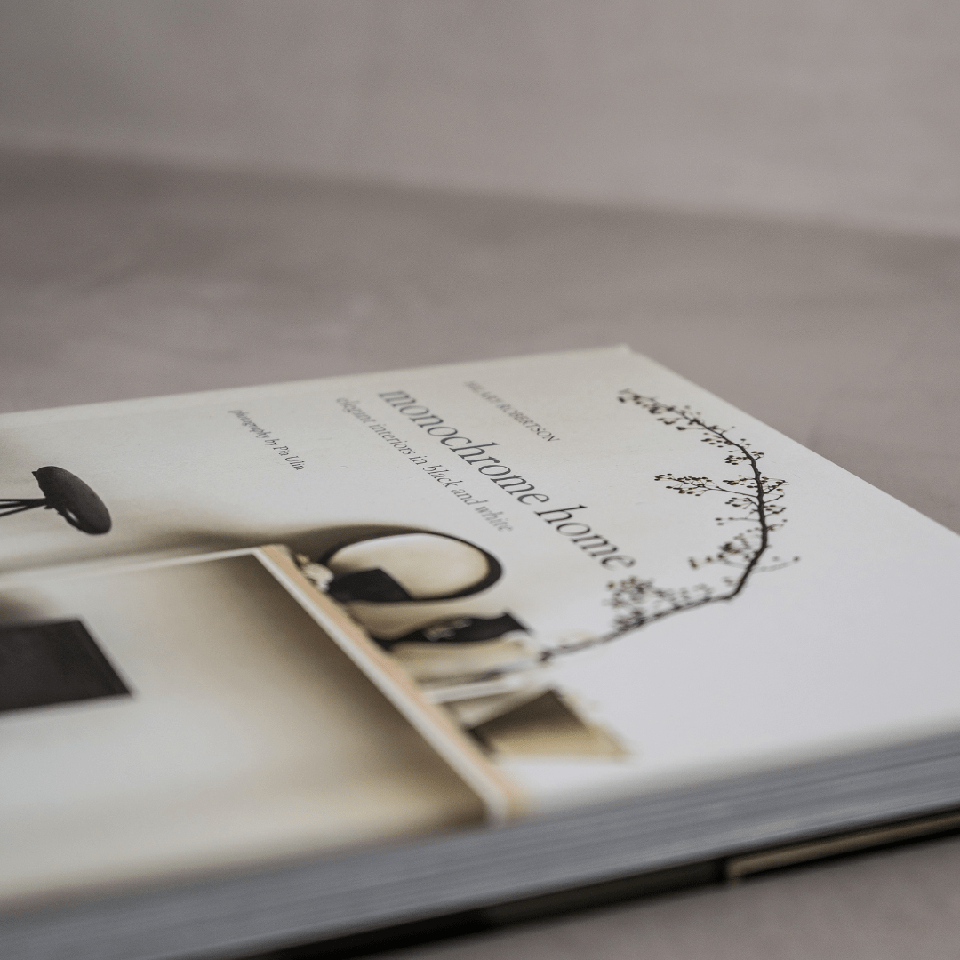 Livre de design | Maison monochrome