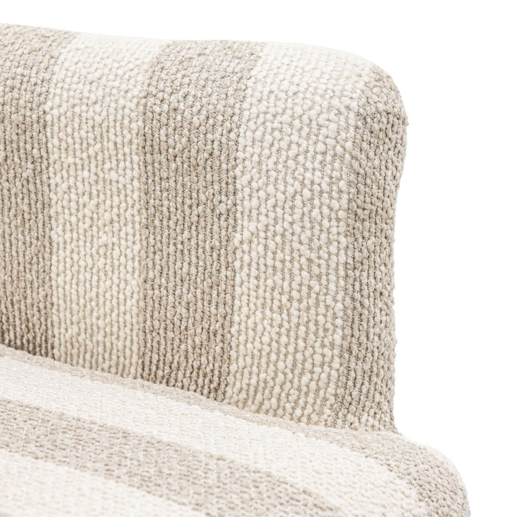 Tabouret de bar Elira rayé