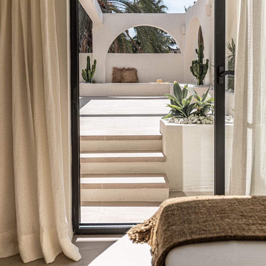 Etera Couverture à franges naturelle