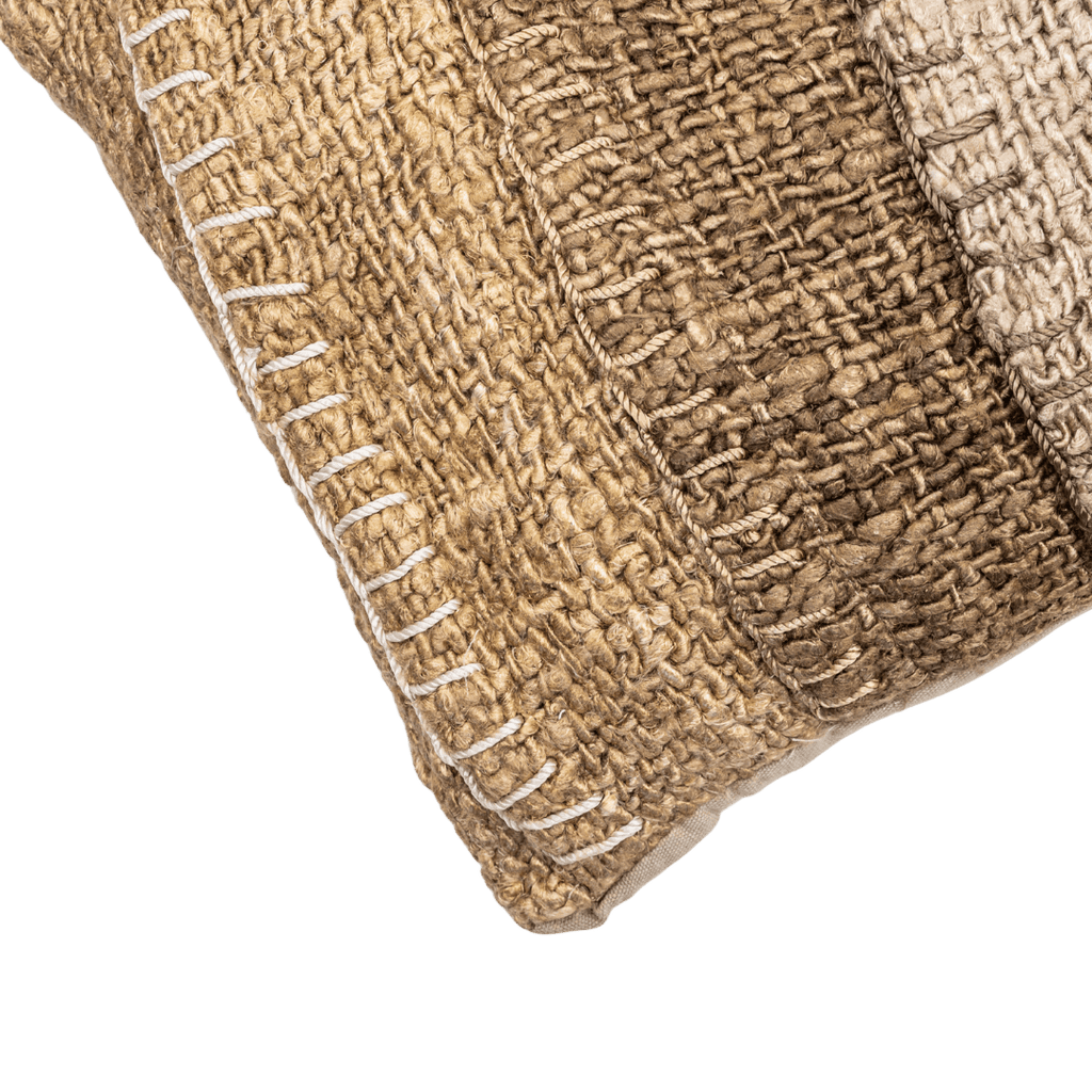 Coussin rectangulaire Etera à coutures superposées | 60x40cm