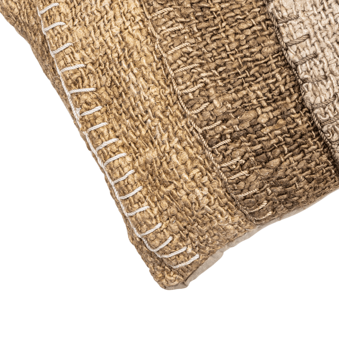 Coussin rectangulaire Etera à coutures superposées | 60x40cm