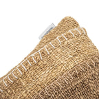 Coussin rectangulaire Etera à points surpiqués | 50x30cm