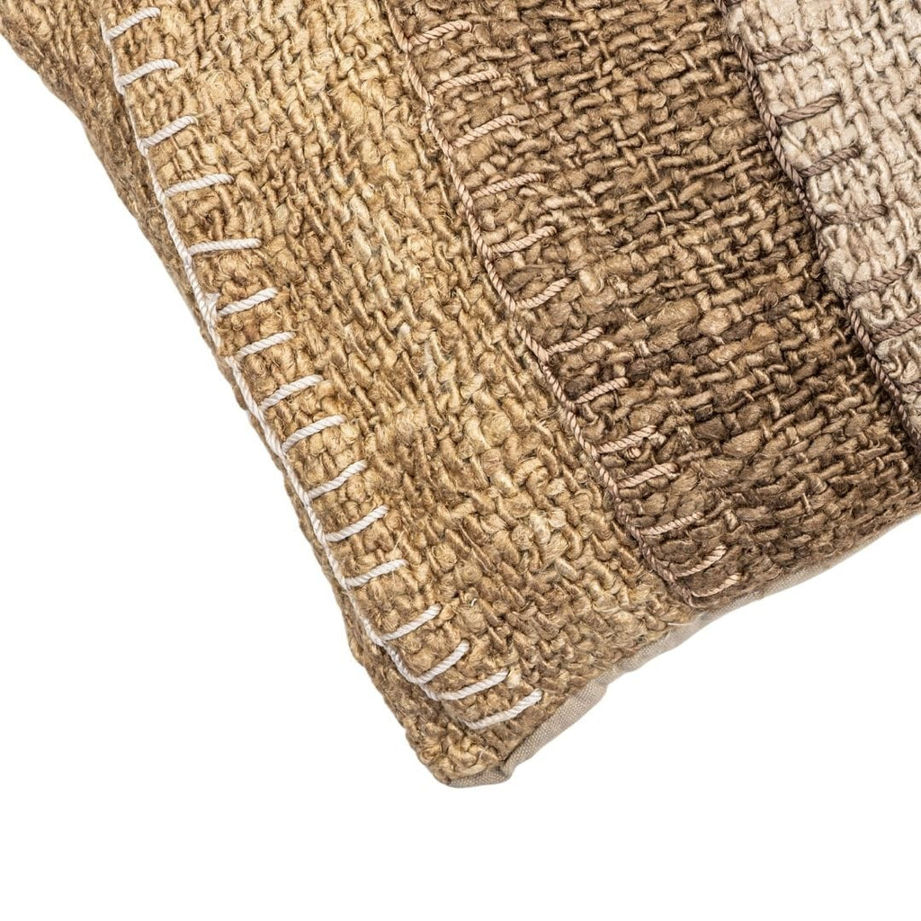 Coussin rectangulaire Etera à points surpiqués | 50x30cm