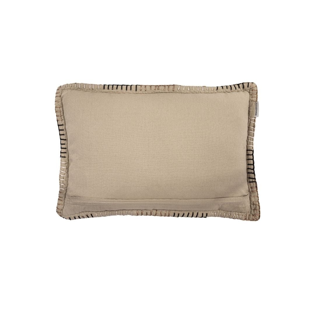 Bordure à picots rectangulaire pour coussin Etera | 60x40cm