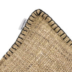 Coussin carré Etera, finition couture | 50x50cm