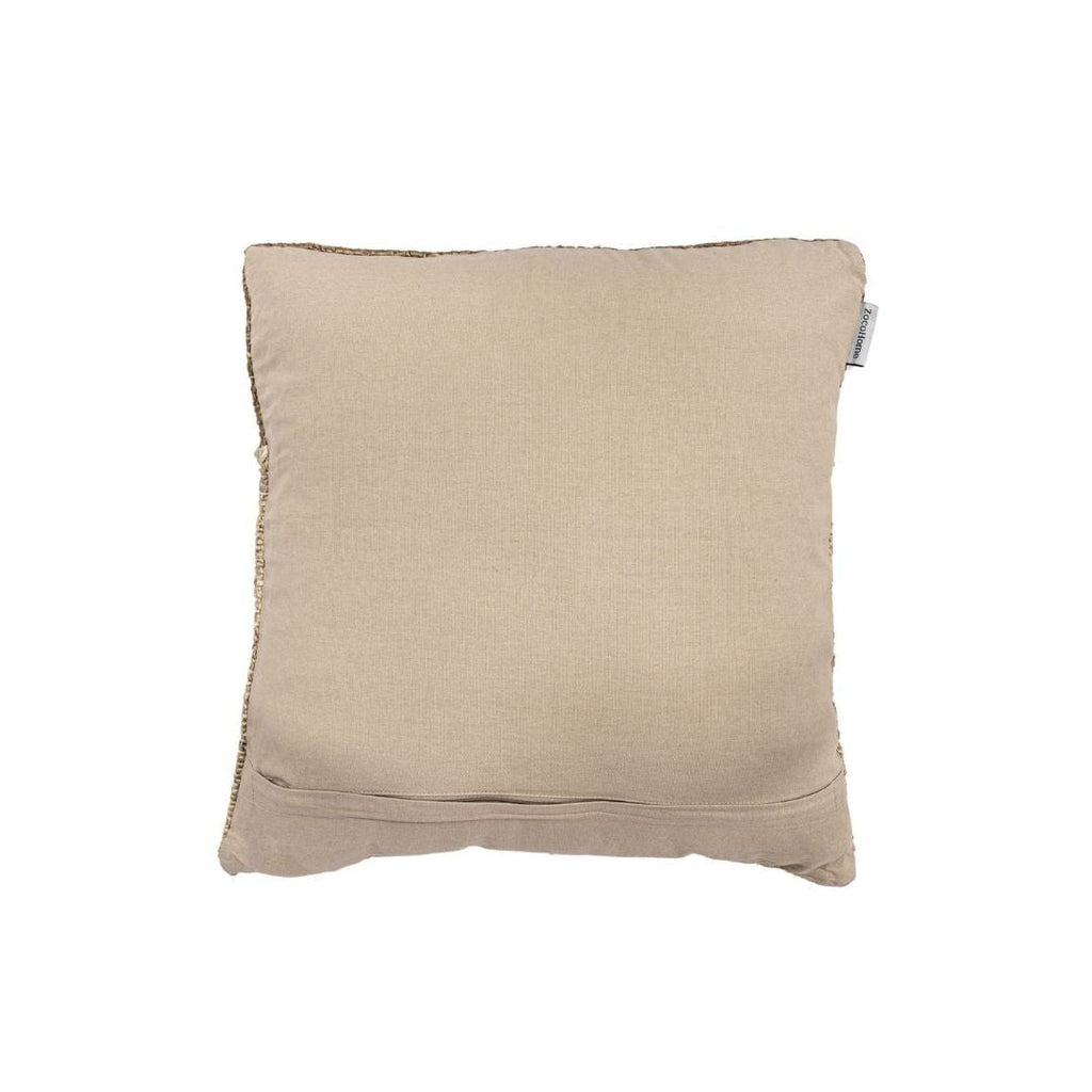 Coussin carré Etera avec franges | 50x50cm