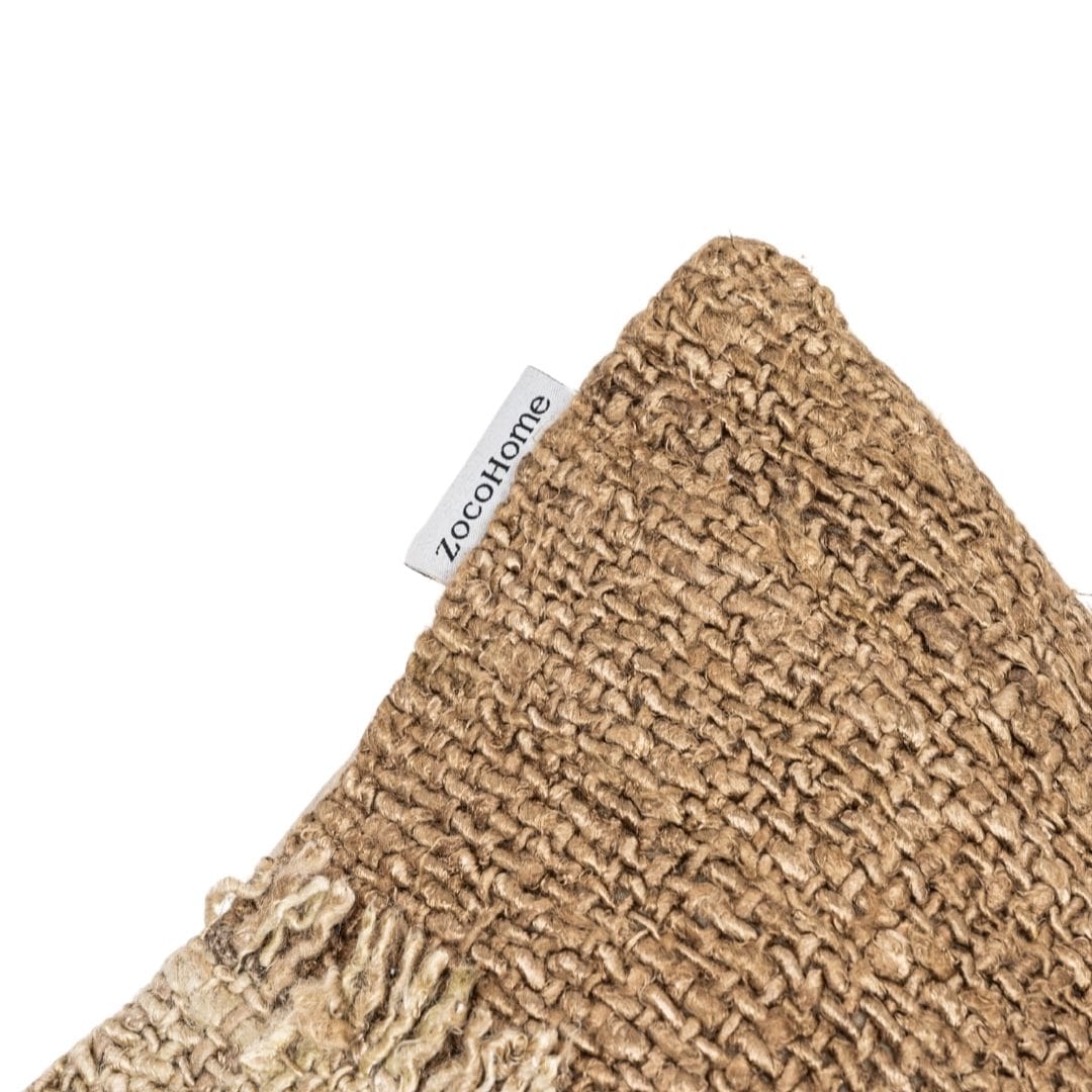 Coussin carré Etera avec franges | 50x50cm