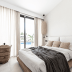 Panier ethnique | Naturel 60x70cm