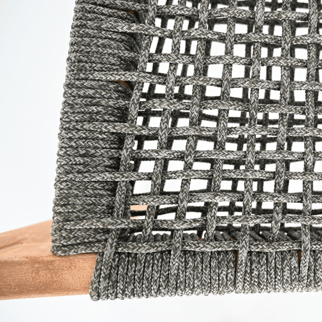 Chaise d'extérieur en eucalyptus | Gris