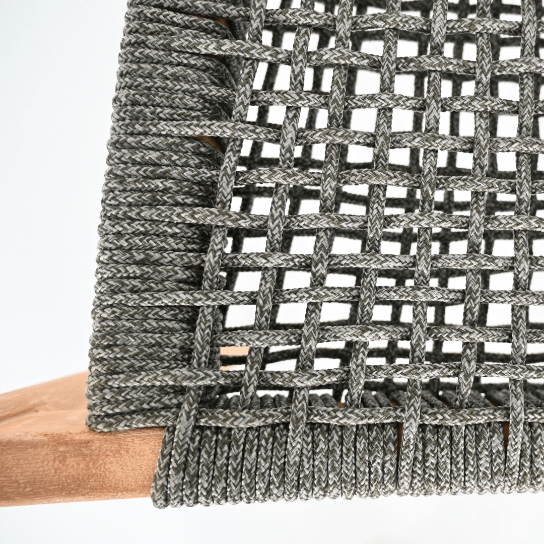 Chaise d'extérieur en eucalyptus | Gris