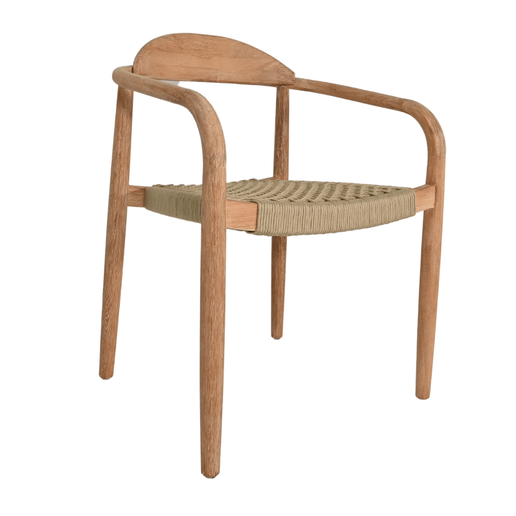 Chaise d'extérieur en eucalyptus | Sable