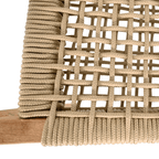 Chaise d'extérieur en eucalyptus | Sable