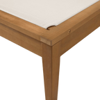 Transat en eucalyptus | 200x70x37cm